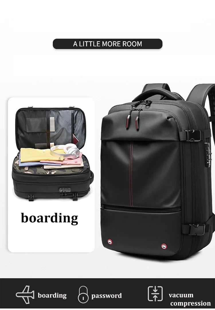Travel Compression Vacuum Backpack w/Large Capacity