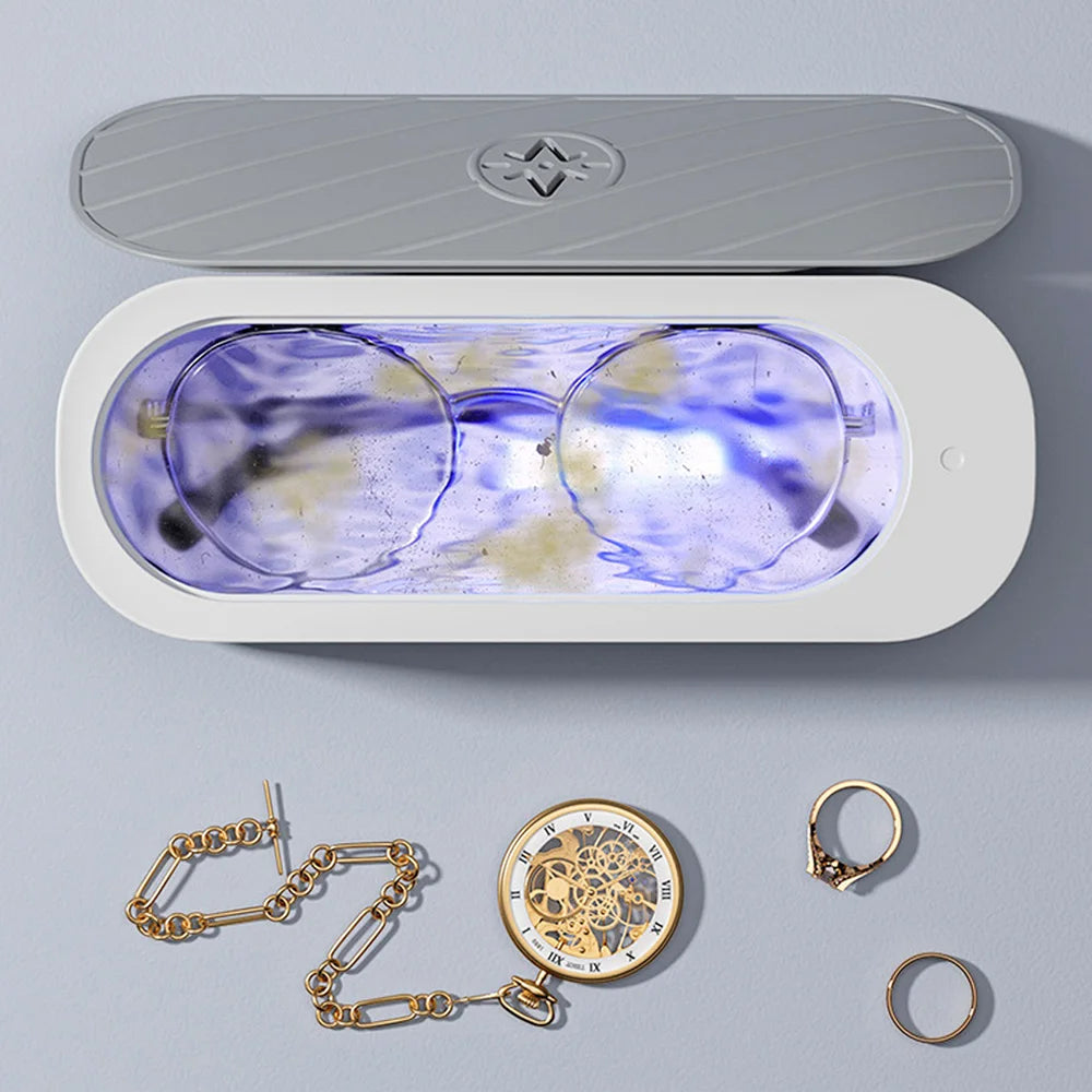 Portable Ultrasonic USB Jewelry/Necklace/Glasses Washer