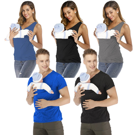 Kangaroo Pocket T-Shirt Baby Carrier