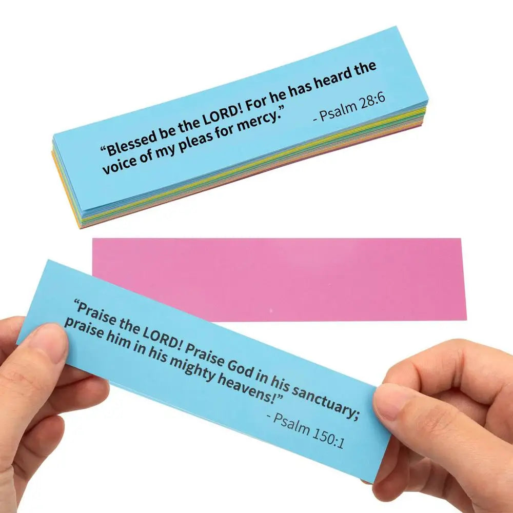 Colorful Bible Verses In A Glass Jar