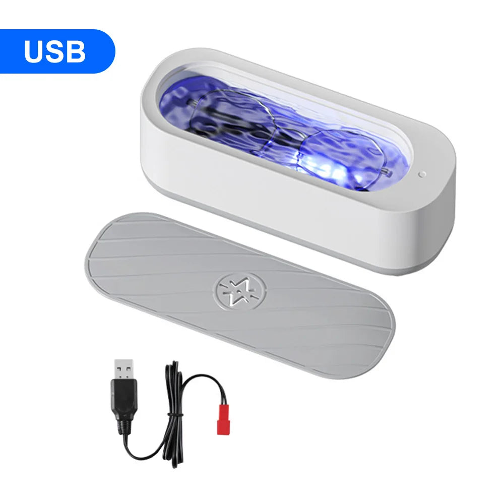 Portable Ultrasonic USB Jewelry/Necklace/Glasses Washer