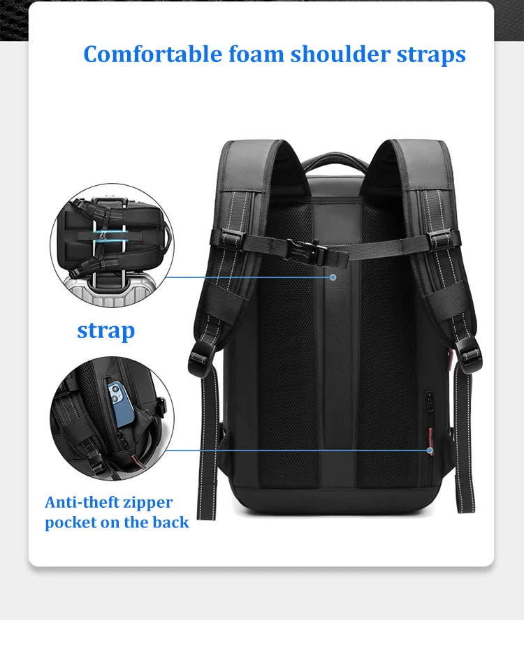 Travel Compression Vacuum Backpack w/Large Capacity