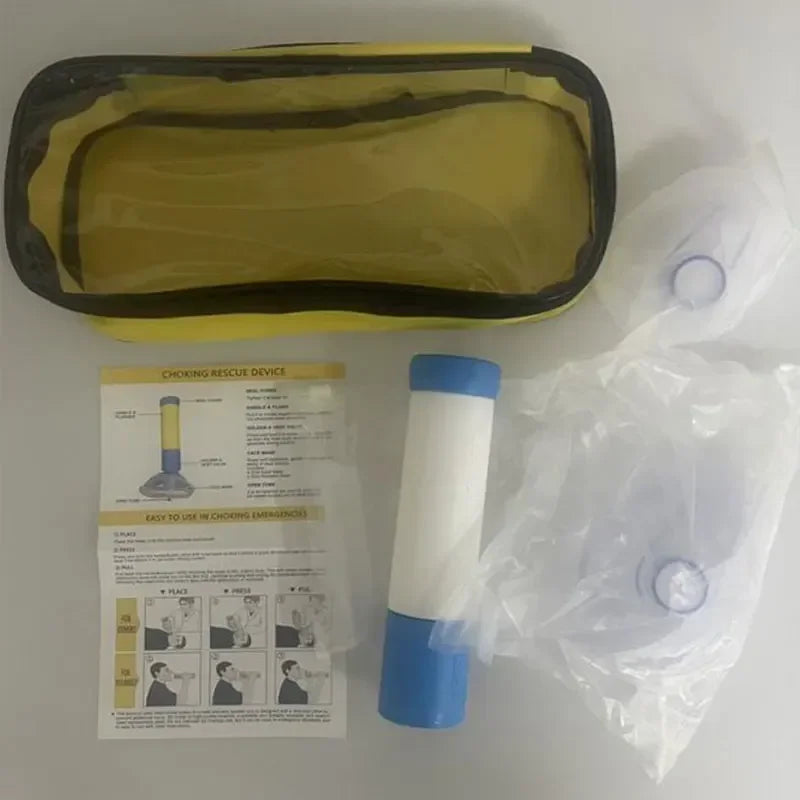 First Aid Portable Emergency Suction Vac for Kids/Adults Life Saving Anti Choke Device Kit
