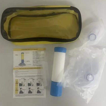 First Aid Portable Emergency Suction Vac for Kids/Adults Life Saving Anti Choke Device Kit