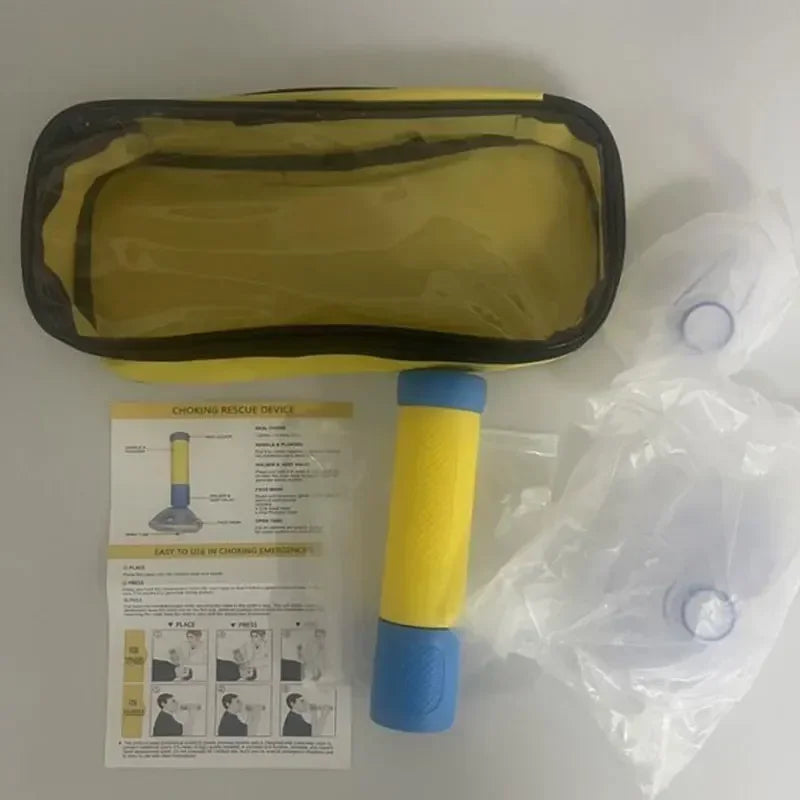 First Aid Portable Emergency Suction Vac for Kids/Adults Life Saving Anti Choke Device Kit
