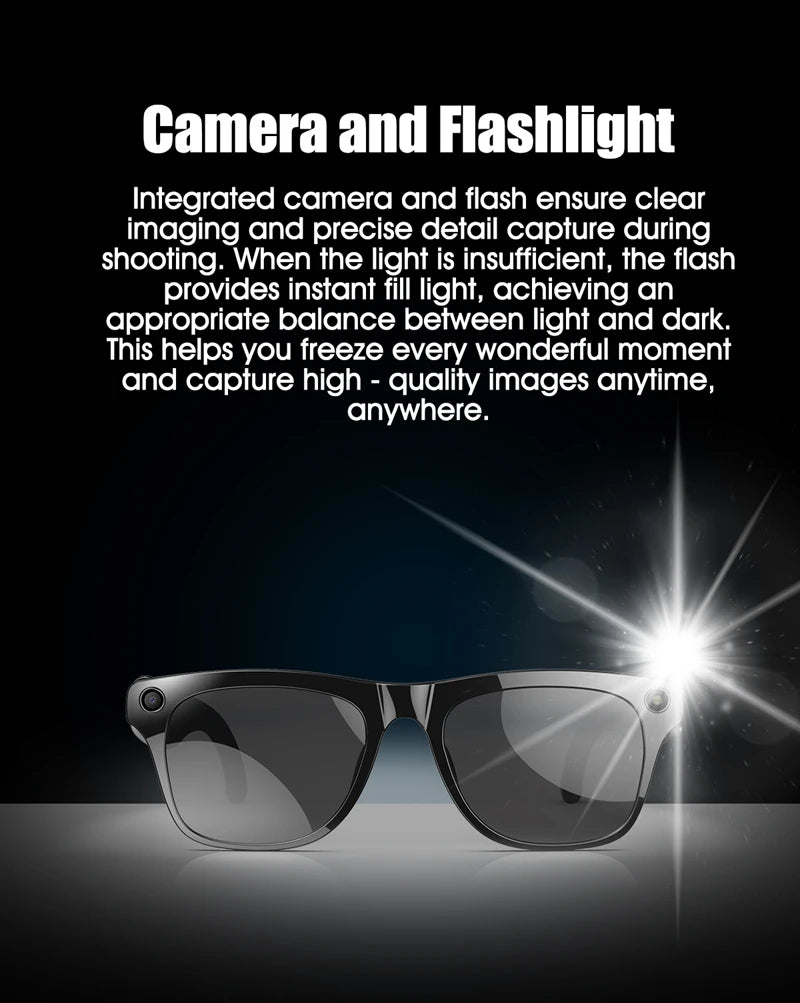 4K HD AI Smart Translation Glasses with Multifunction