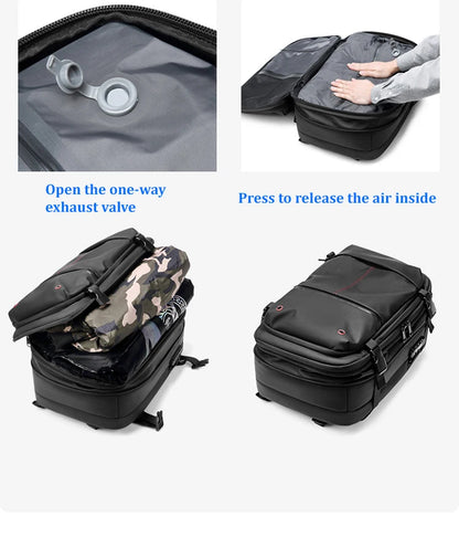 Travel Compression Vacuum Backpack w/Large Capacity