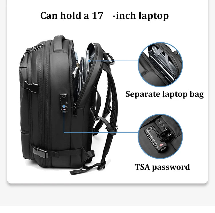 Travel Compression Vacuum Backpack w/Large Capacity
