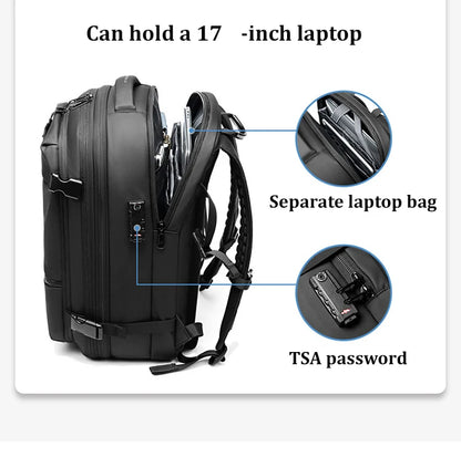Travel Compression Vacuum Backpack w/Large Capacity