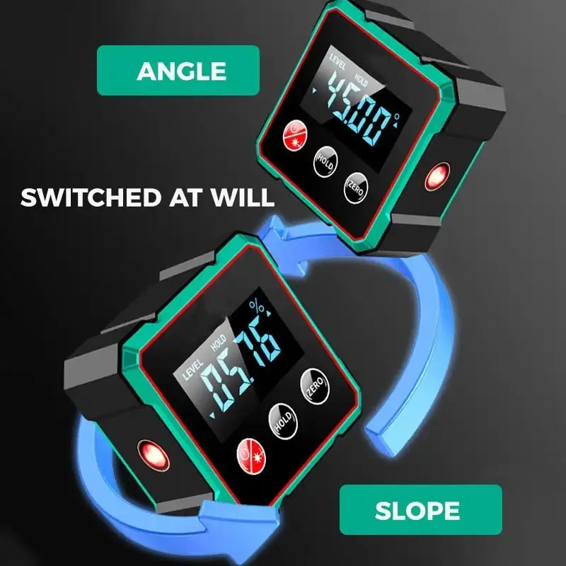 Digital Angle Finder Magnetic with Electronic Laser Rechargeable