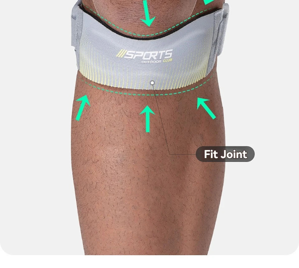 1Pcs Sports Knee Strap Adjustable Compression Pad