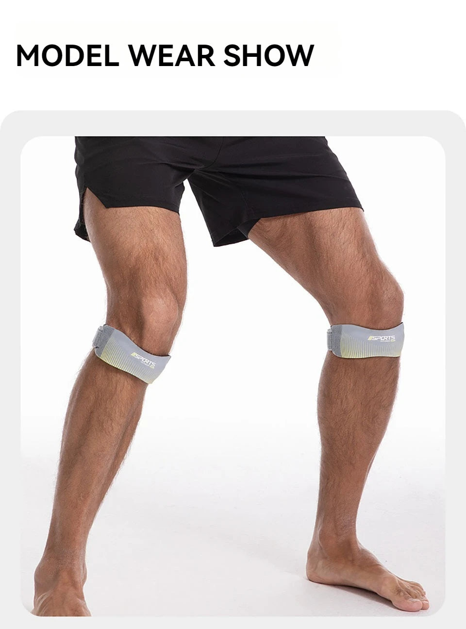 1Pcs Sports Knee Strap Adjustable Compression Pad