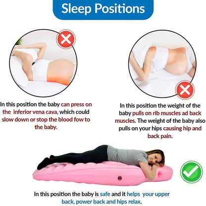 Inflatable Pregnancy Pillow Mattress For Pregnant Women Maternity
