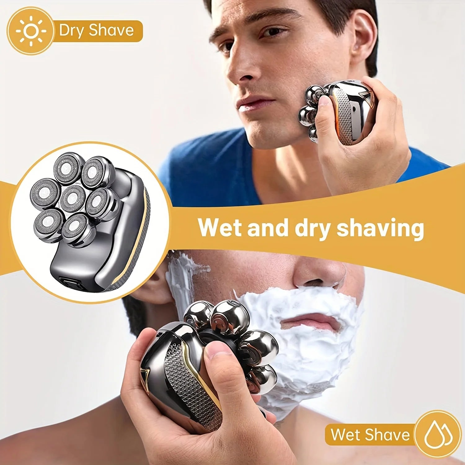 6-1 Electric Waterproof Razor Shaver - ARY'S FEELINGS