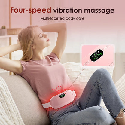 Menstrual Electric Period Belt Cramp Massager w/Vibrating/Heating Pad - ARY'S FEELINGS