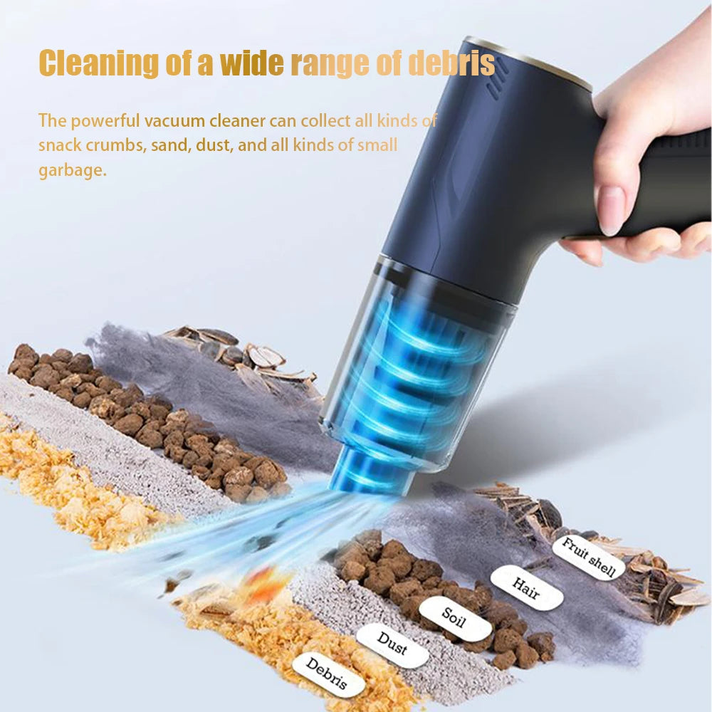 Portable Car Vacuum Cleaner/Blower Wireless Handheld Machine