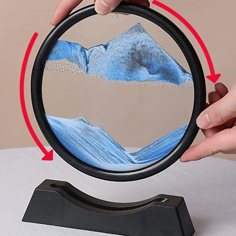 3D Moving Sand Art For Home Decor