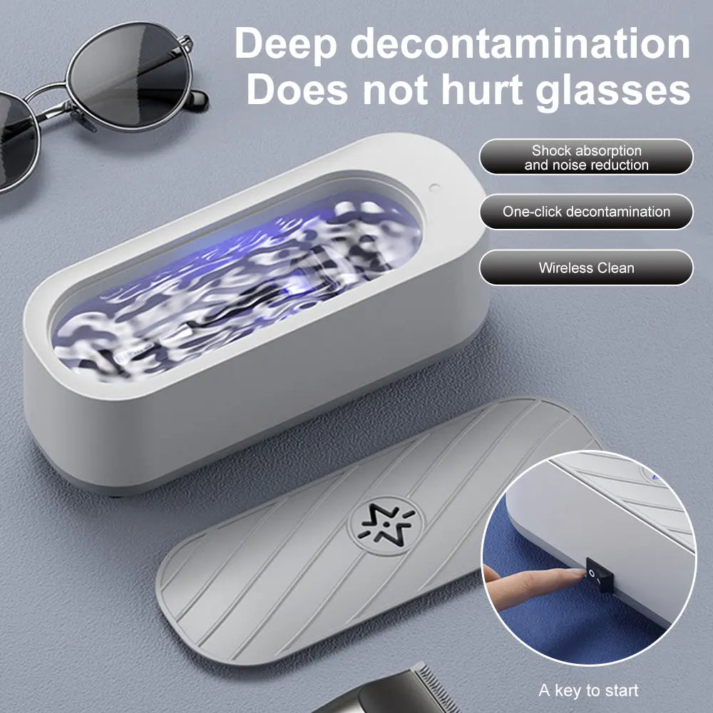 Portable Ultrasonic USB Jewelry/Necklace/Glasses Washer