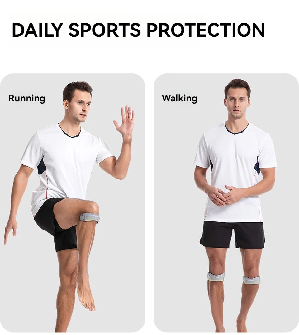 1Pcs Sports Knee Strap Adjustable Compression Pad