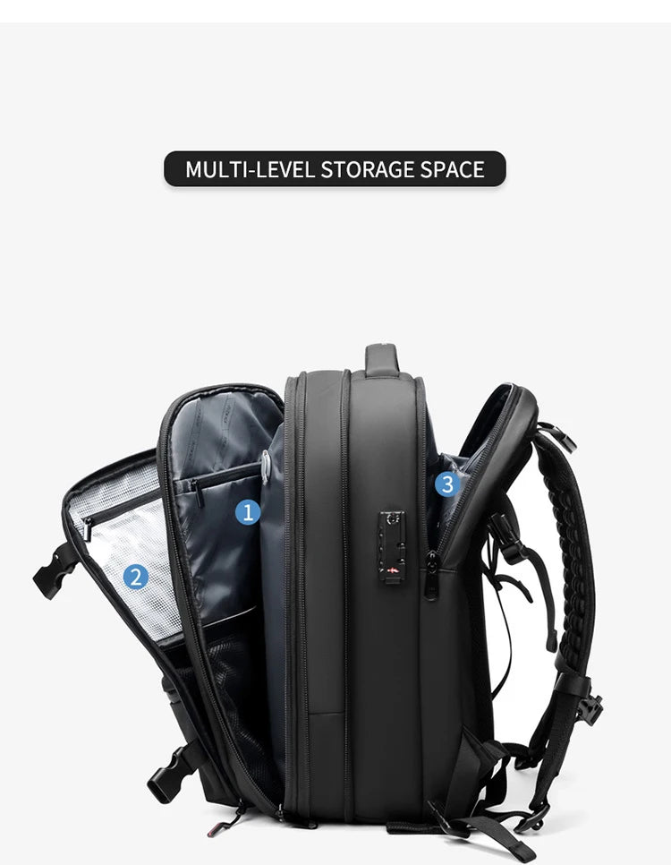 Travel Compression Vacuum Backpack w/Large Capacity