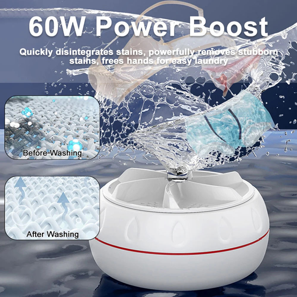 Mini Washing Machine USB Rotating Dishwasher